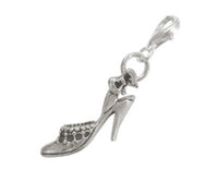 Cargar imagen en el visor de la galería, Silberanhänger Stöckelschuh Charm Anhänger 925er Sterling Silber Damen Schmuck
