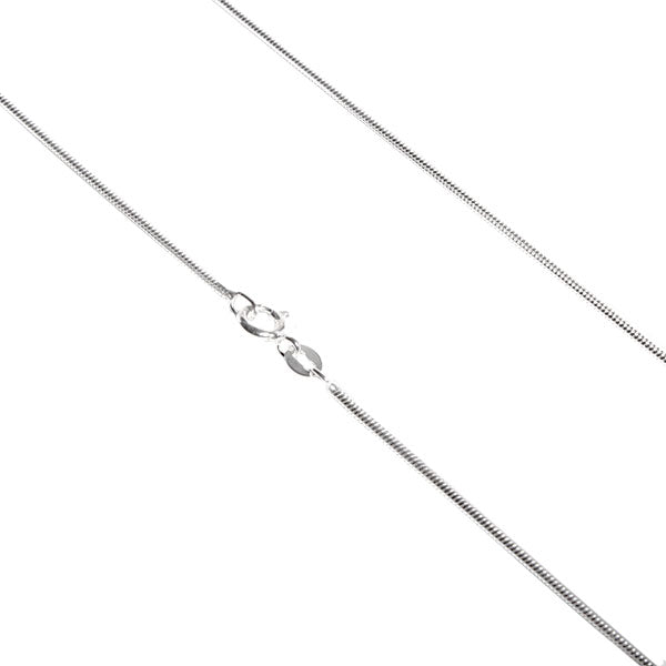 Silberkette 1,4 mm Schlangen Kette Charmträger Collierkettchen 925er Silber Ringchen