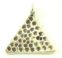 Load image into Gallery viewer, Silberanhänger Hill Tribe Dreieck Punkte gestanzt Anhänger Sterling Silber 925er Damen Schmuck

