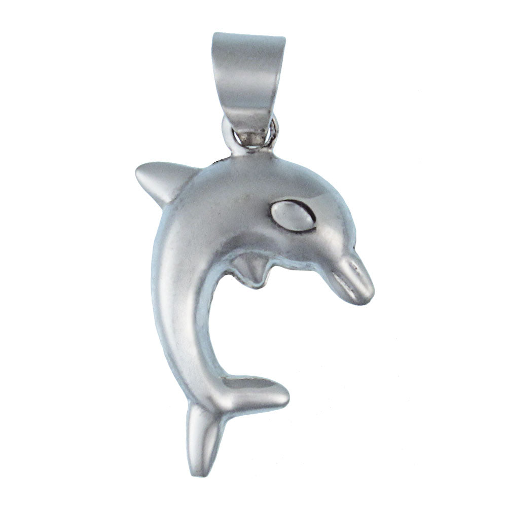 Silberanhänger Delfin Animal Design Fisch Anhänger Sterling Silber 925er nickelfrei