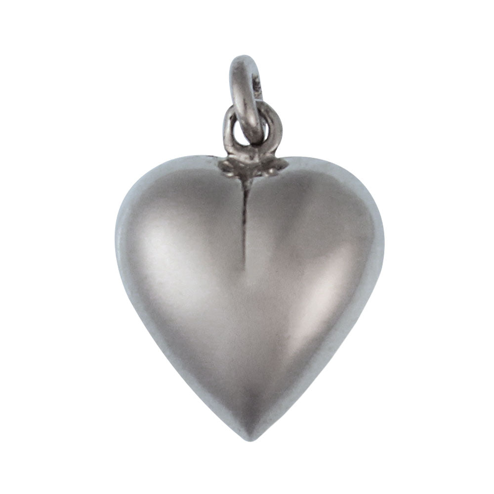 Silberanhänger Herz plastisch hoch Glanz Anhänger Sterling Silber 925er nickelfrei