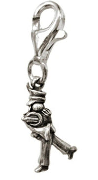 Cargar imagen en el visor de la galería, Silberanhänger Horn Bläser Uniform Charm Anhänger 925er Sterling Silber Unisex Schmuck
