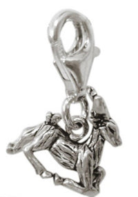 Cargar imagen en el visor de la galería, Silberanhänger Hirsch Charm Anhänger Sterling Silber 925er Unisex Schmuck
