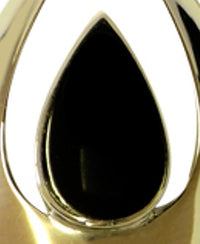 Cargar imagen en el visor de la galería, Silberanhänger Tropfen Anhänger Onyx Silber schwarz
