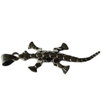 Cargar imagen en el visor de la galería, Anhänger 925 Sterling Silber Punkte Gekko Silberanhänger
