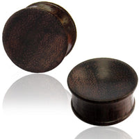 Cargar imagen en el visor de la galería, Tribal Holz Plug Sonoholz dunkelbraun Unisex ribbed
