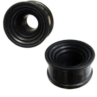 Cargar imagen en el visor de la galería, Tunnel schwarz Innenwölbung Rillen Eisenholz Holztunnel handgeschnitzt Tribal Plug Expander
