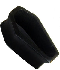Load image into Gallery viewer, Holz Plug schwarz Sarg handgeschnitzt Sonoholz Tribal Tunnel Expander Ohrstecker Holzplug
