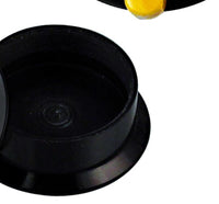 Load image into Gallery viewer, Schraub Plug Acryl Eis am Stil plastisch weiß orange Piercing Ohrschmuck
