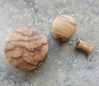 Load image into Gallery viewer, Olivenholz Flesh Plug Lobe Piercing Holz Double Flared
