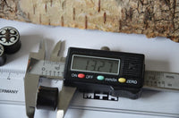 Cargar imagen en el visor de la galería, Flesh Plug Horn Auge Kreuz Bone Inlay double flared
