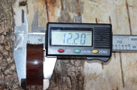 Cargar imagen en el visor de la galería, Holz Plug Gothic Kreuz silber double flared
