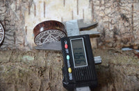 Cargar imagen en el visor de la galería, Holz Plug Auge Dreieck dreigeteilt silber double flared
