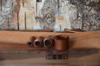 Cargar imagen en el visor de la galería, Holz Tunnel Sawoholz Inlay Tamarind Holz braun schwarz Plug
