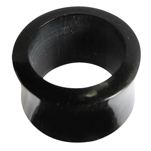 Horn Flesh Tunnel schwarz Tribal Plug Piercing double flared