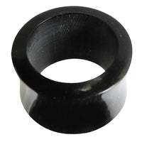 Load image into Gallery viewer, Horn Flesh Tunnel schwarz Tribal Plug Piercing double flared
