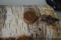 Cargar imagen en el visor de la galería, Holz Teakholz Plug Ornament braun double flared
