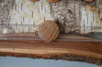 Cargar imagen en el visor de la galería, Holz Teakholz Plug Ornament braun double flared
