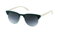 Load image into Gallery viewer, Sonnenbrille rund Retro John Lennon Stil 400UV dicke Rahmenoberseite Cat Eye
