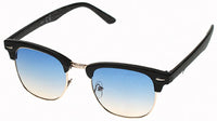 Load image into Gallery viewer, Sonnenbrille Cat Eye Metall 400 UV Gläser trapezförmig Holzmuster Steg hoch
