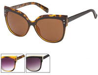 Cargar imagen en el visor de la galería, Sonnenbrille Cateye Katzenaugen 400 UV zweifarbig Rahmen Punkte
