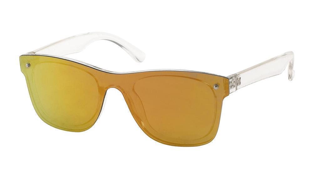 Sonnenbrille Flachglas Polycarbonat Nerd Cateye Round Glasses UV 400