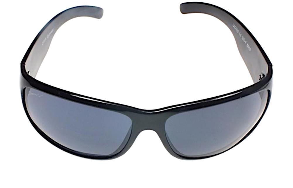 Sonnenbrille Unisex Sportbrille Fahrradbrille Freizeitbrille getönt 400UV Farbe Schwarz