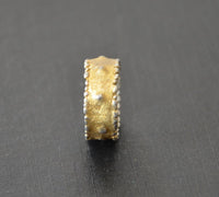 Load image into Gallery viewer, Ring vergoldet 925 Sterlingsilber Bandring Punkte
