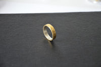 Load image into Gallery viewer, Ring vergoldet 925 Sterlingsilber Bandring Spiralmuster
