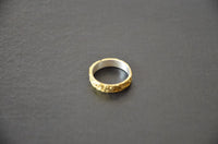 Load image into Gallery viewer, Silberring vergoldet 925 Sterlingsilber Bandring Krater
