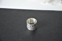 Load image into Gallery viewer, Silberring 925 Sterlingsilber Bandring Falten 15mm
