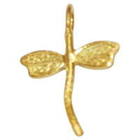 Load image into Gallery viewer, Anhänger 925 Sterling Silber vergoldet Libelle gold
