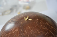 Load image into Gallery viewer, Anhänger 925 Sterling Silber vergoldet Libelle gold
