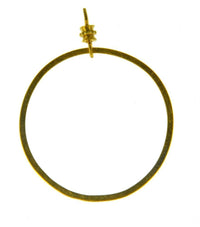 Load image into Gallery viewer, Silber 925 vergoldet Ohrringe Anhänger Creole indisch
