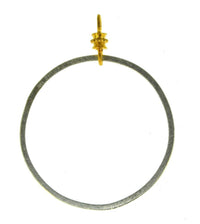 Load image into Gallery viewer, Silber 925 vergoldet Ohrringe Anhänger Creole indisch
