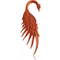 Load image into Gallery viewer, Sawoholz Piercing Dehnschnecke Phönix 4mm 6mm
