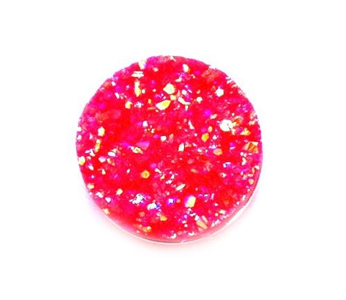 Chunks Buttons Druckknöpfe Click Button für Lederarmband Chunk Edelstahl Armband Glitzer pink