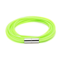 Load image into Gallery viewer, Silikonarmbänder Farben Schnüre Armband Silikon fünffach mehrlagig Magnetverschluss unisex
