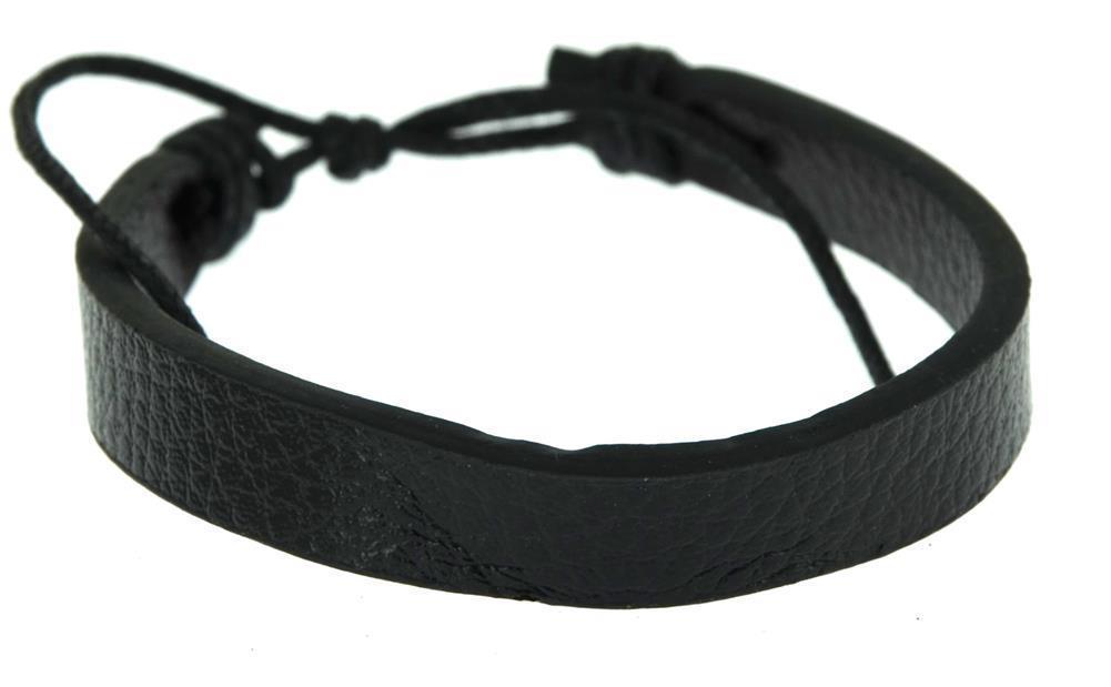 Leder Armband breit Textur aubergine schwarz verstellbar