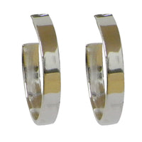 Load image into Gallery viewer, Silberohrstecker Silberohrringe 925er Silber Ohrringe Damen Schmuck große Creolen
