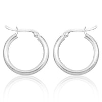 Cargar imagen en el visor de la galería, Silberohrringe 925er Silber Ohrringe Ohrhänger Damen Schmuck Creolen dick glänzend
