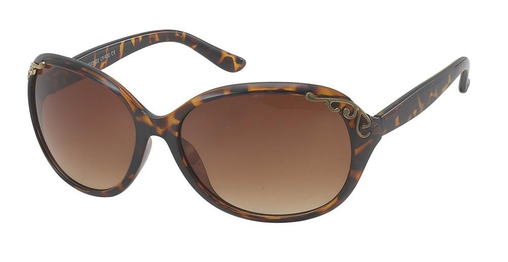 Sonnenbrille Damen Goldverzierung Designer Brille Glamour Style getönt 400UV
