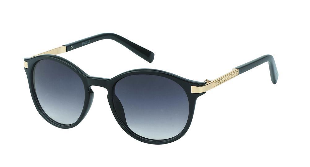 Sonnenbrille Damen Brille 400UV Schlüssellochsteg zweifarbig Wabenmuster Metall