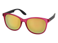 Load image into Gallery viewer, Sonnenbrille Nerd Brille verspiegelt Bügel eckig 400 UV grün pink blau
