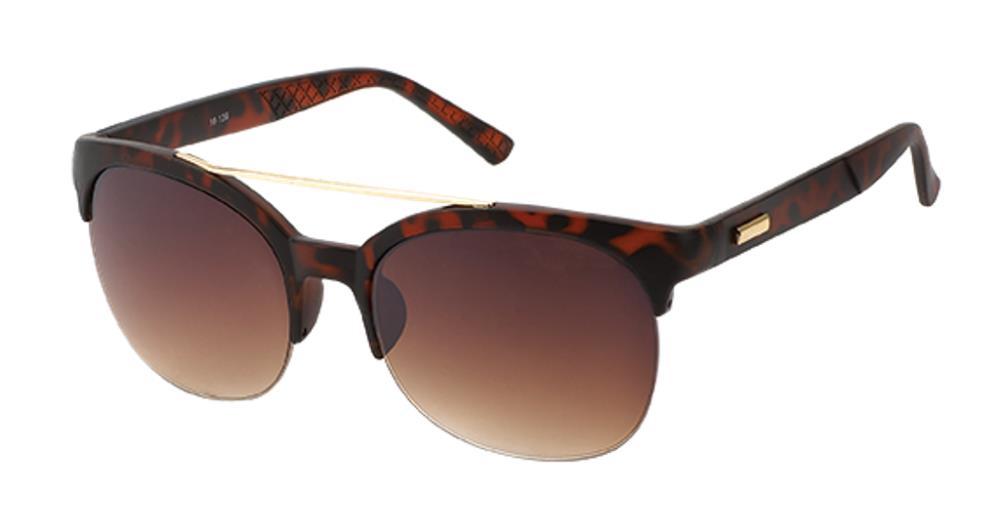 Sonnenbrille Retro Brille getönt 400 UV Metall Bogen Unterseite Cat Eye geriffelt