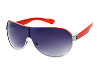Load image into Gallery viewer, LOOX Sonnenbrille lila getönt 400UV Emblem Monoglas - Modell Cancun &amp; Rio
