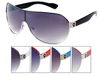 Load image into Gallery viewer, LOOX Sonnenbrille lila getönt 400UV Emblem Monoglas - Modell Cancun &amp; Rio
