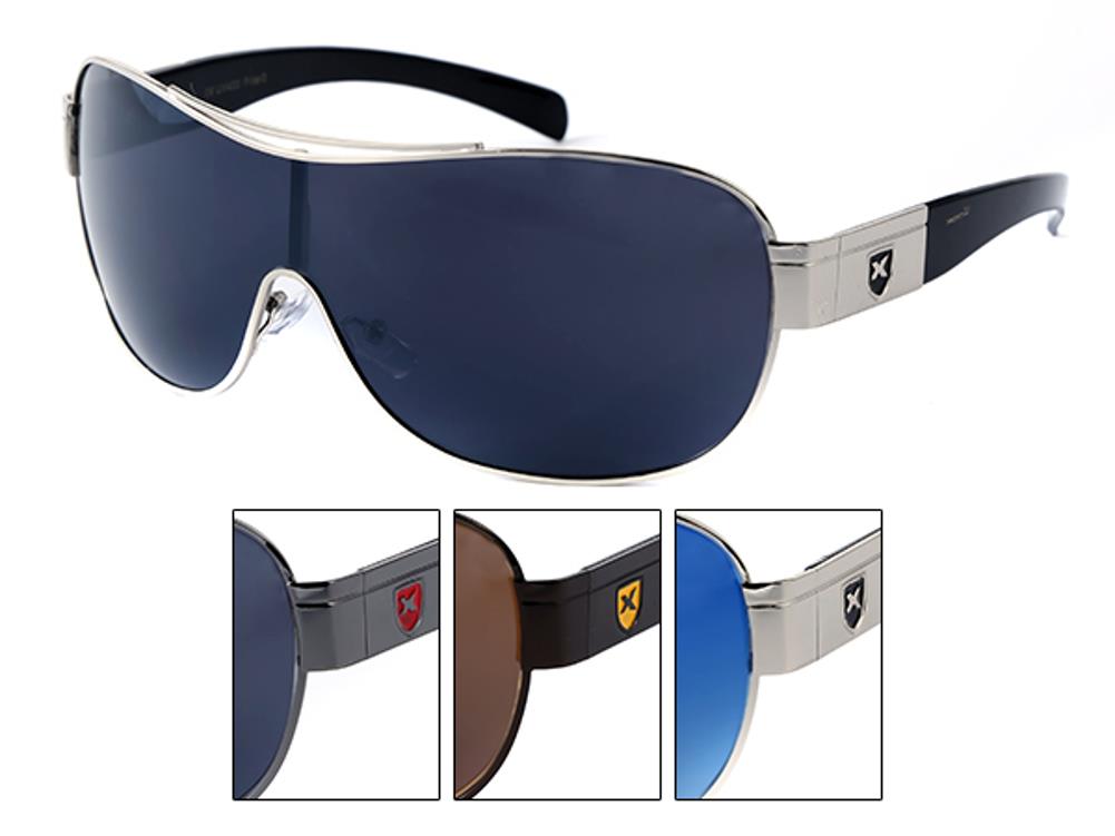 LOOX Sonnenbrille getönt 400UV Emblem Monoglas - Modell Barbados