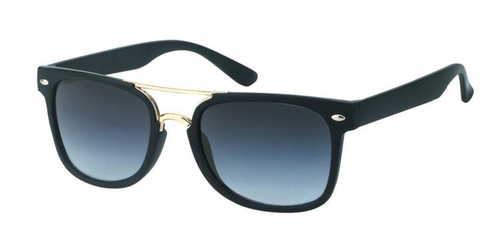 Sonnenbrille Retro Doppelsteg Vintage 400UV Nerd getönt
