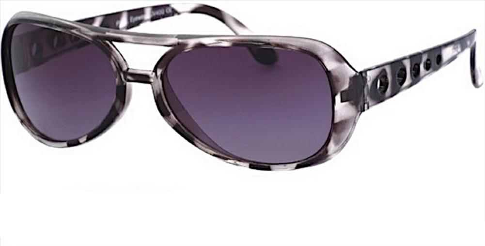 Sonnenbrille Unisex Brille dunkel getönt 400 UV Punkte Ausstanzung